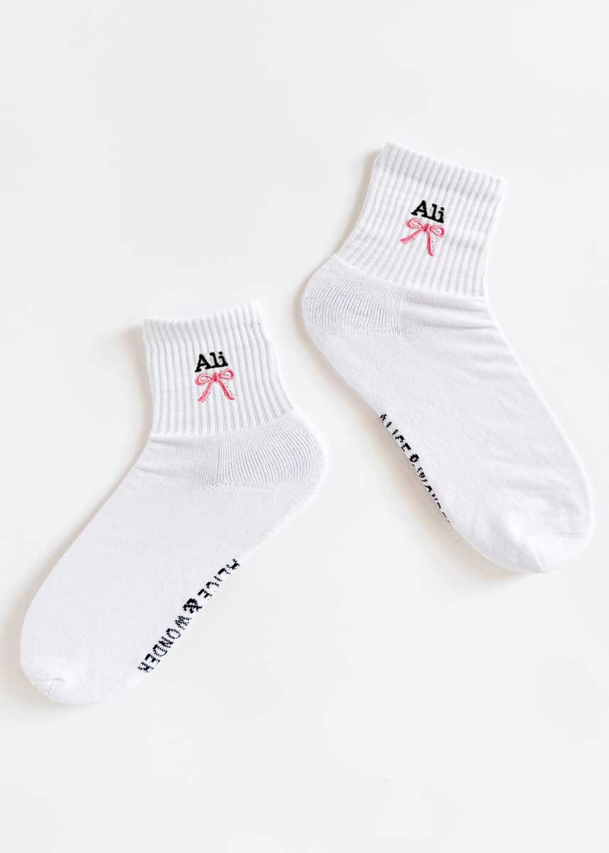 Custom Embroidered Crew Sock
