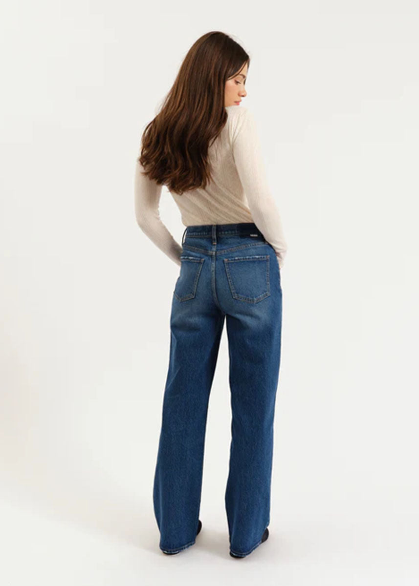 City High-Rise Straight - Bright Blue