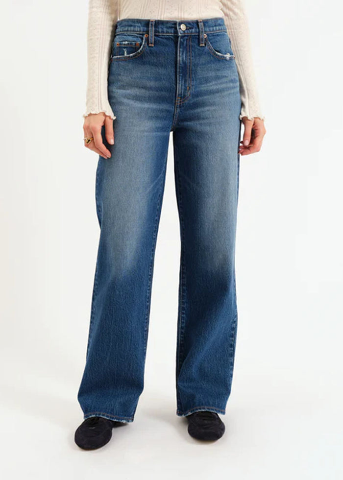 City High-Rise Straight - Bright Blue