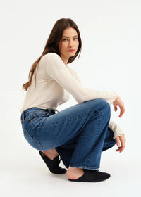 City High-Rise Straight - Bright Blue