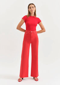 Far Out High-Rise Wide Leg - Cherry Avenue