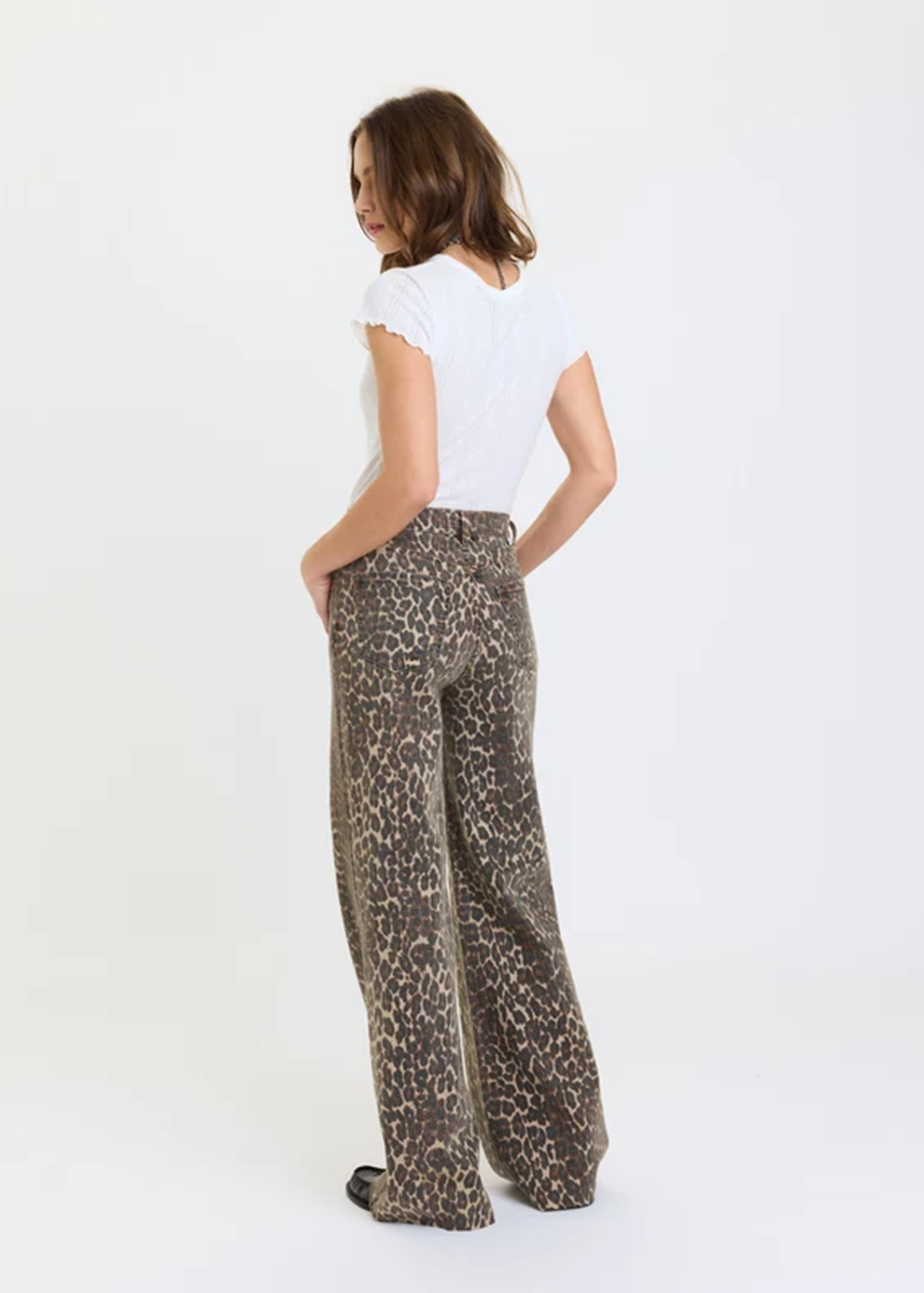 Far Out High-Rise Wide Leg - Cool Cat