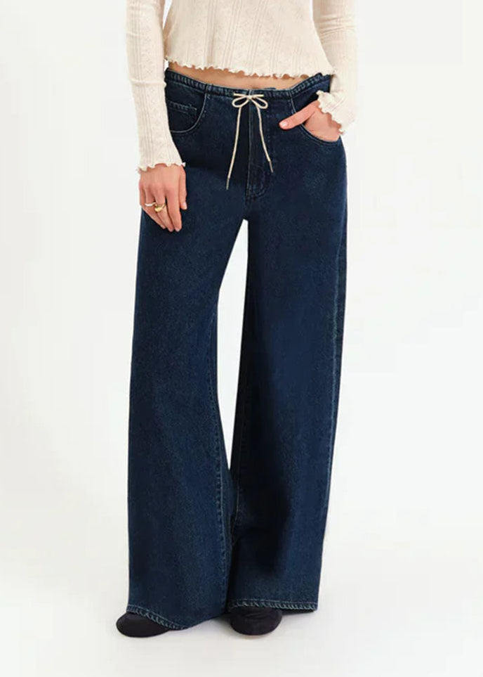 Madison Mid-Rise Wide Leg - Moonlight Rinse