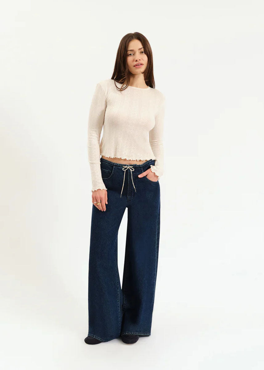 Madison Mid-Rise Wide Leg - Moonlight Rinse