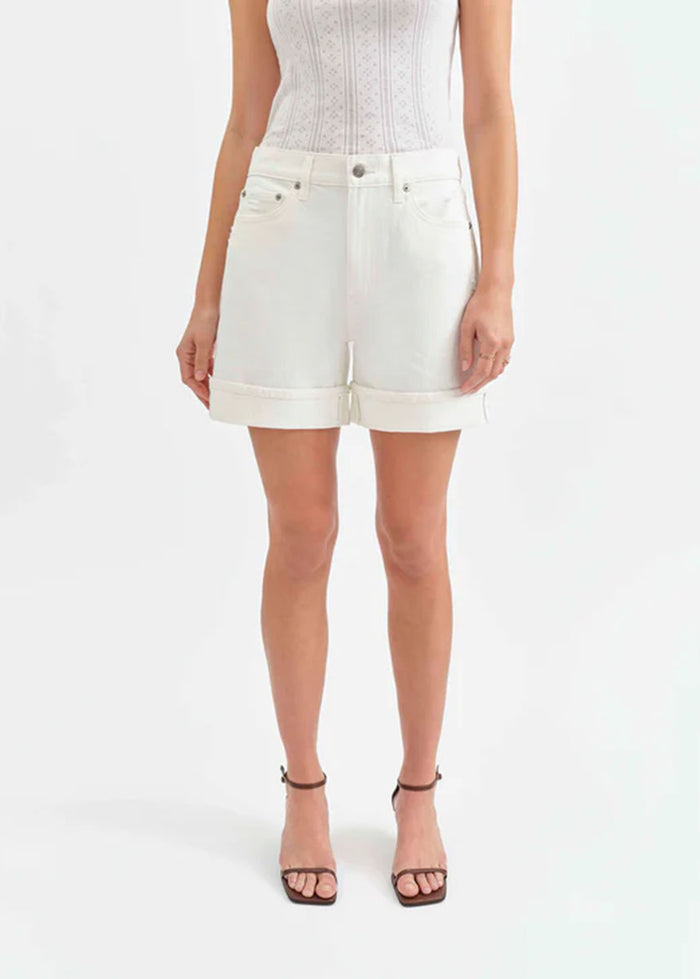 Easy Rider Mid-Rise Cuffed Short - Swan Vintage