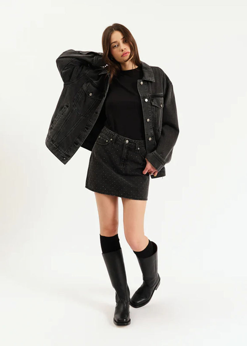 Stash High-Rise Mini Skirt - Starlit Night