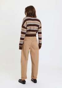Carlyle Everyday Crewneck Sweater - Dune Stripe