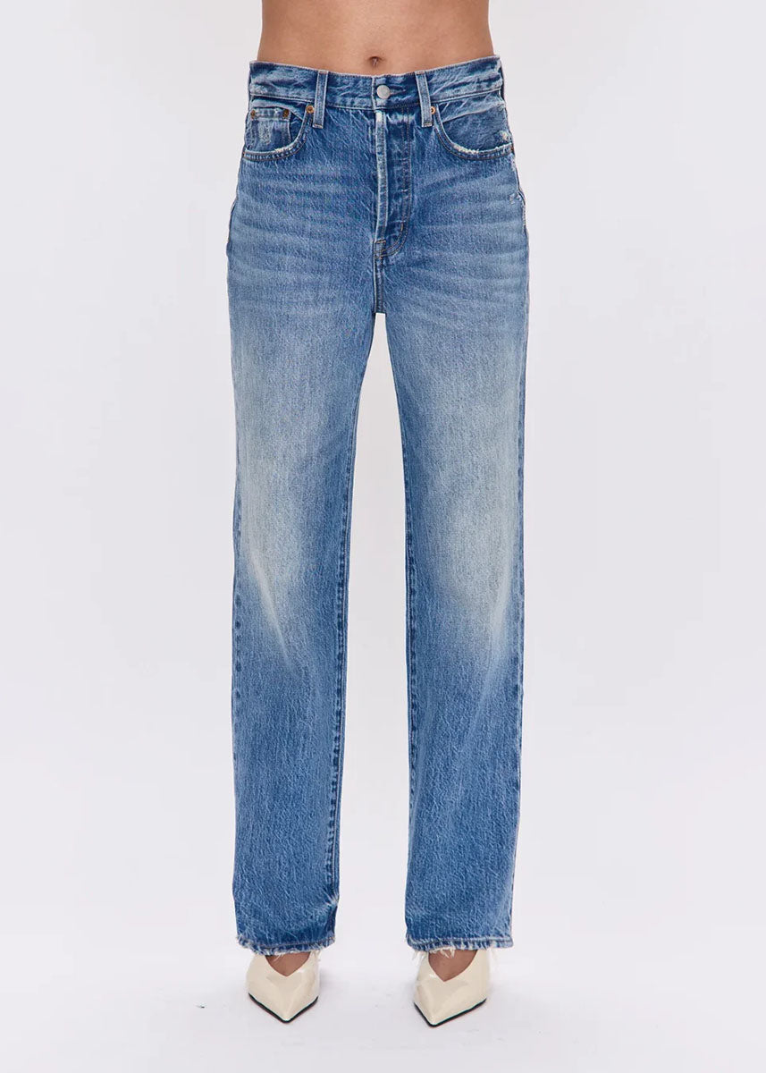 Cassie Super High Rise Straight - Serpentine Vintage