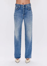 Cassie Super High Rise Straight - Serpentine Vintage