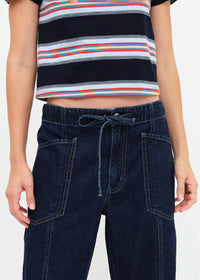 Villa Drawstring Barrel - Blue Mood