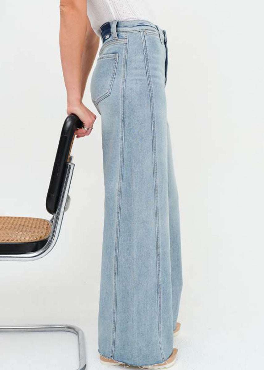 Far Out High-Rise Wide Leg - Hot Streak