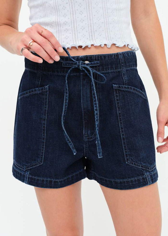 Catalina Drawstring Short - Blue Mood