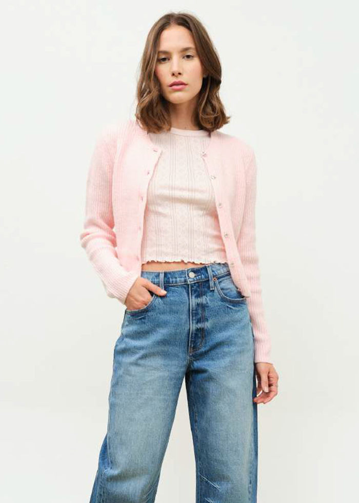 The Muse Cardigan - Think Pink
