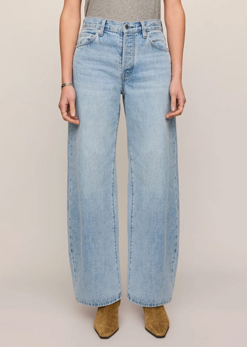 The Show Off High Rise Bowed - Indigo Bloom