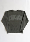 Chicago Collegiate Puff Sweatshirt - Black