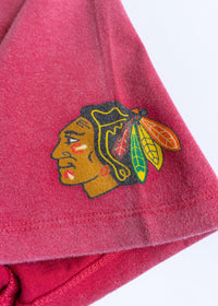 Blackhawks Boxy Crop Tee - Red