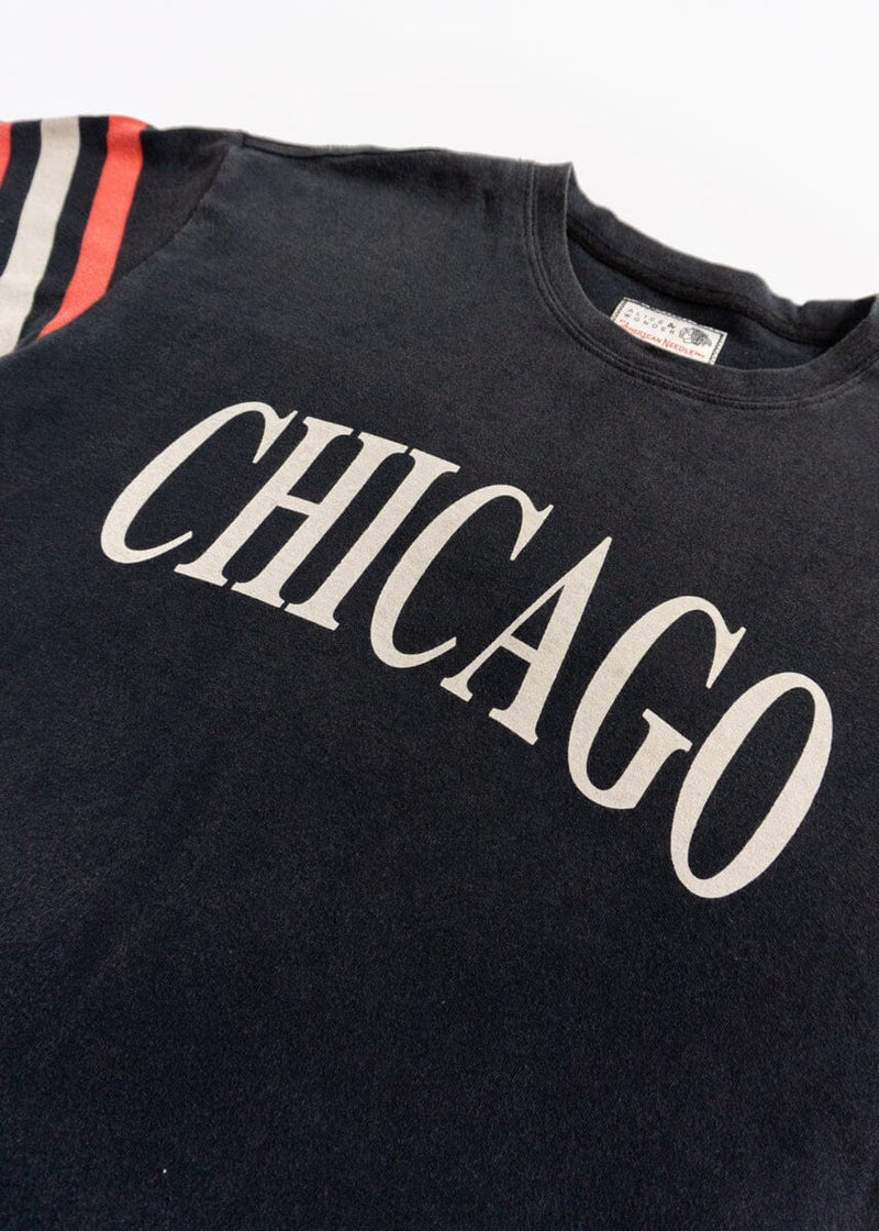Blackhawks Boxy Crop Tee - Black
