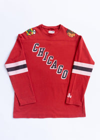 Blackhawks Hockey Jersey Tee - Red