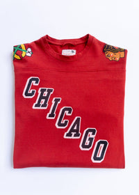 Blackhawks Hockey Jersey Tee - Red