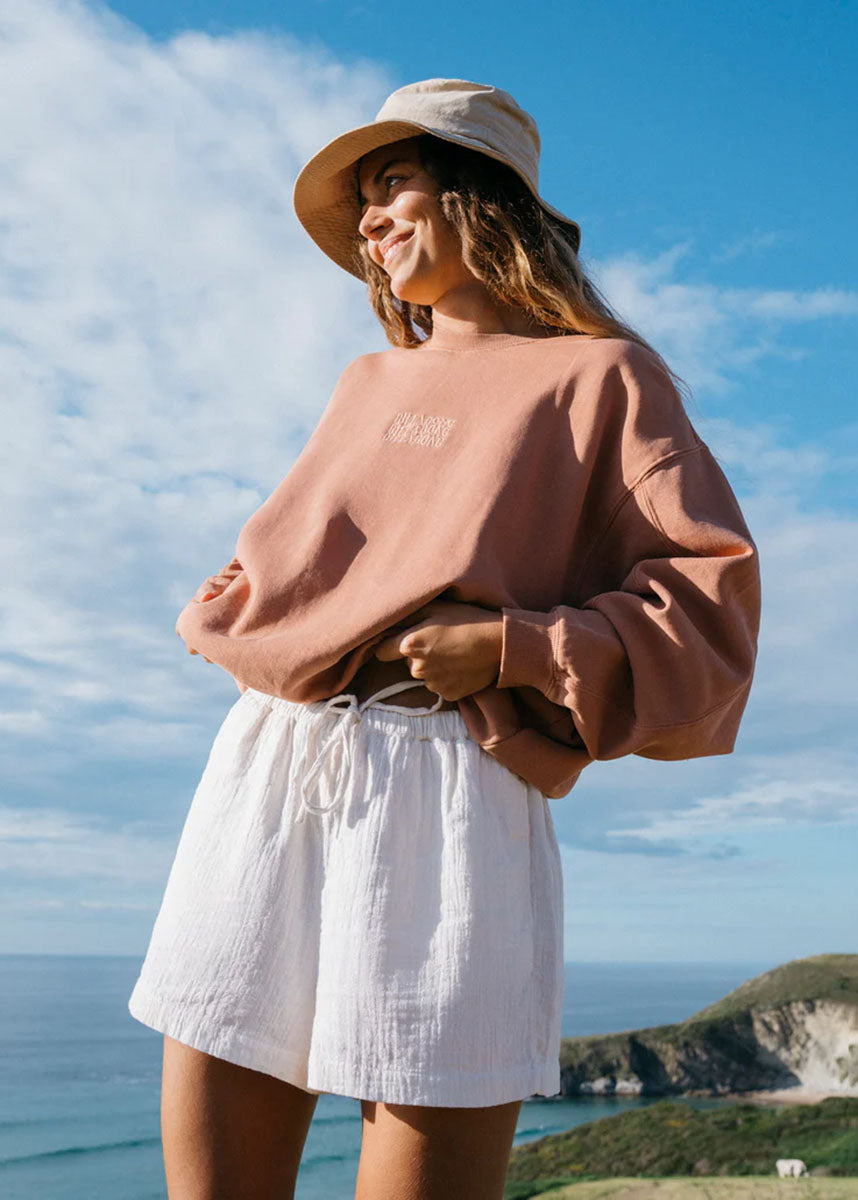 Wanderer Woven Short - Salt Crystal