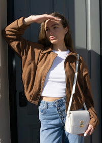 Sadie Studded Jacket - Camel