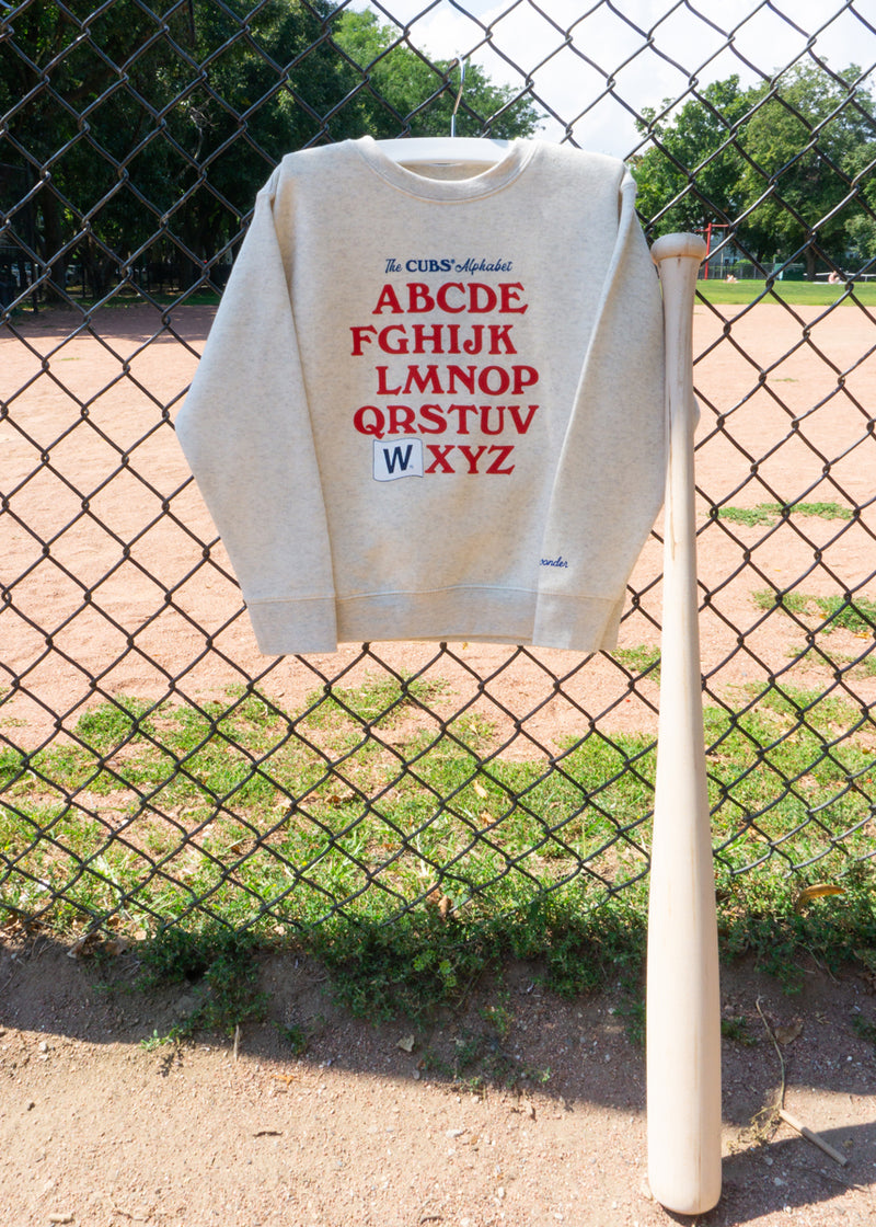 Cubs Alphabet Sweatshirt