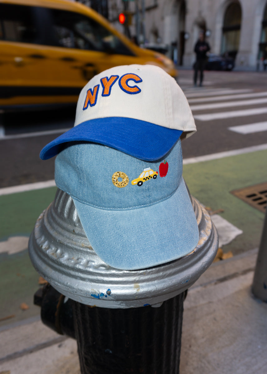 Toddler New Timer NYC Baseball Cap - Blue & Orange