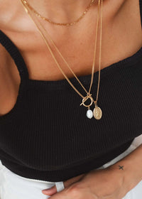 Freshwater Necklace - Gold