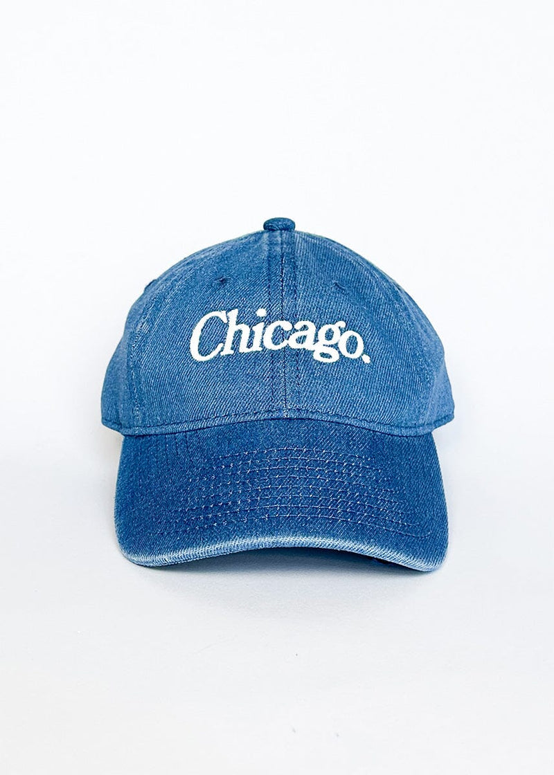 Toddler Chicago. Dad Hat - Dark Denim