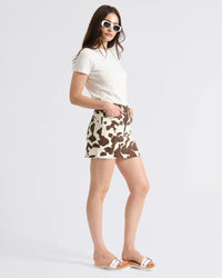 Malibu Mid-Rise Mini Skirt - Spotted