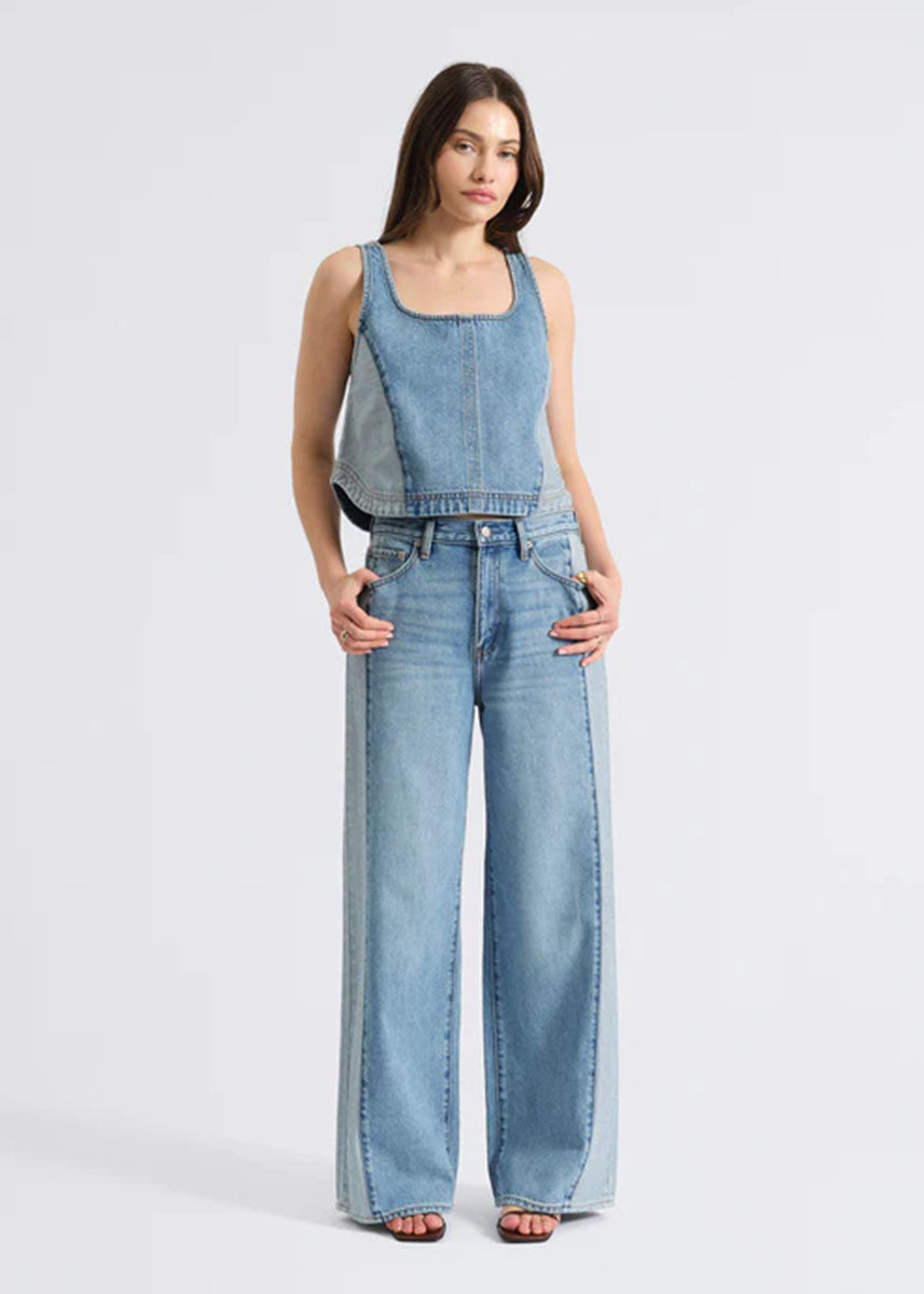 Solana Sleeveless Top - Coasting