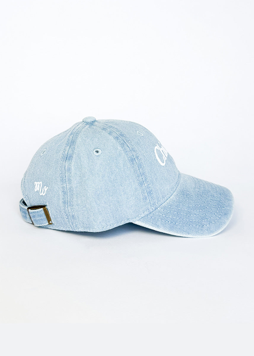 Toddler Chicago. Dad Hat - Denim