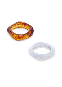 Frame Bangle - Cognac