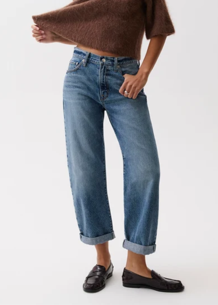 Donny Rolled Hem Boyfriend Jean - Wilcox