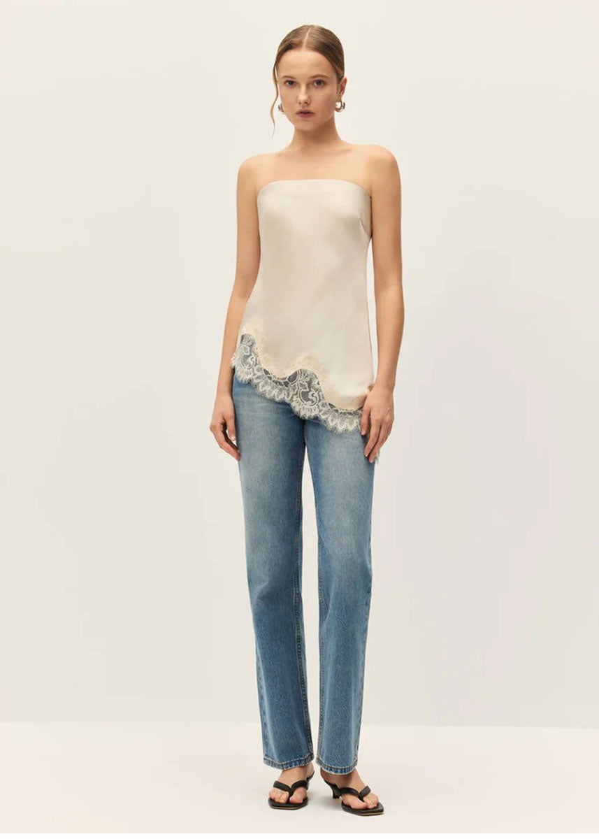 Lacey Top - Ecru