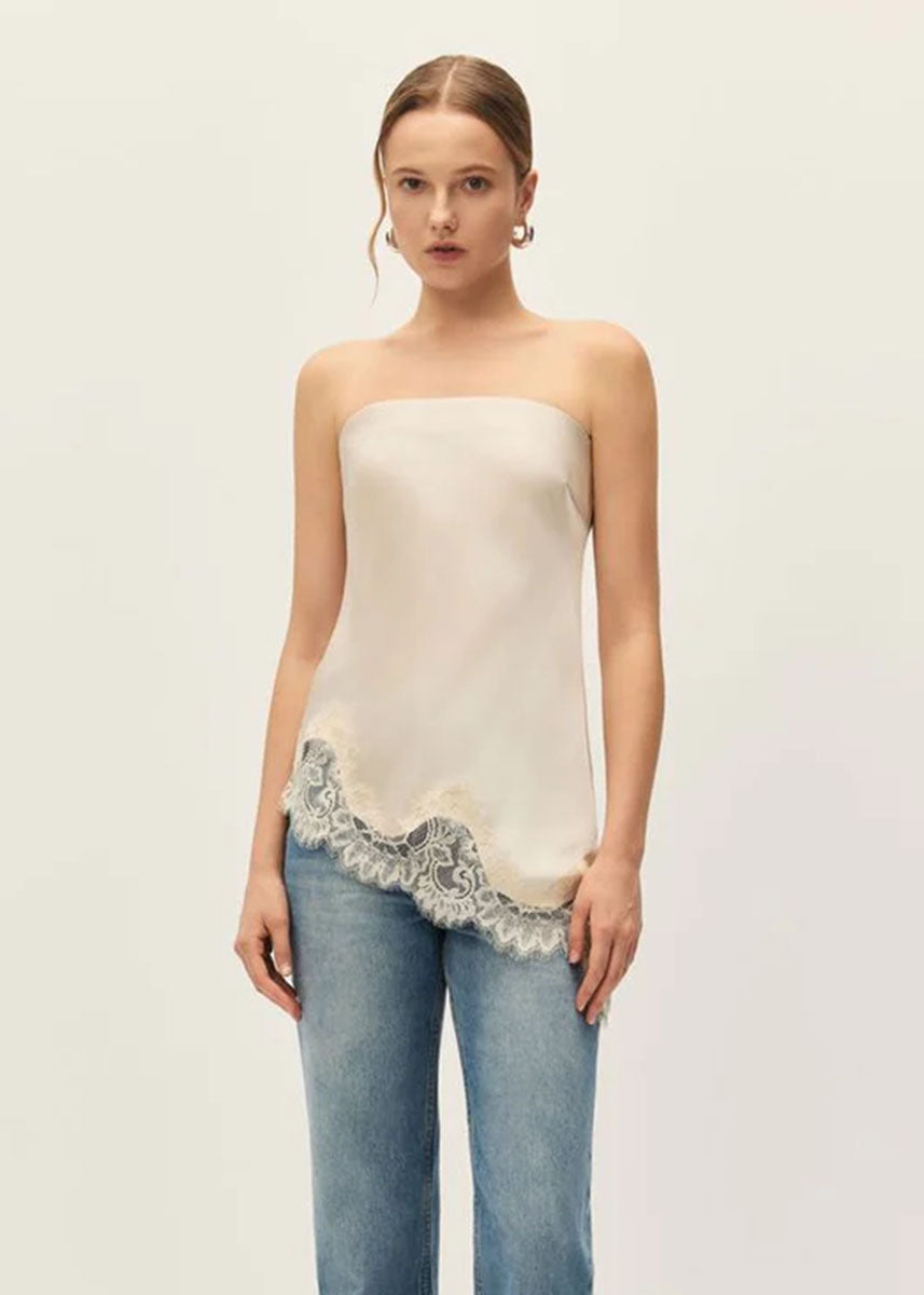 Lacey Top - Ecru