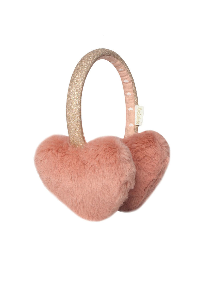 Fluffy Heart Earmuffs