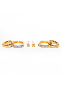 Essentials Earring Set - Gold