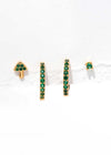 Everyday Emerald Earring Set