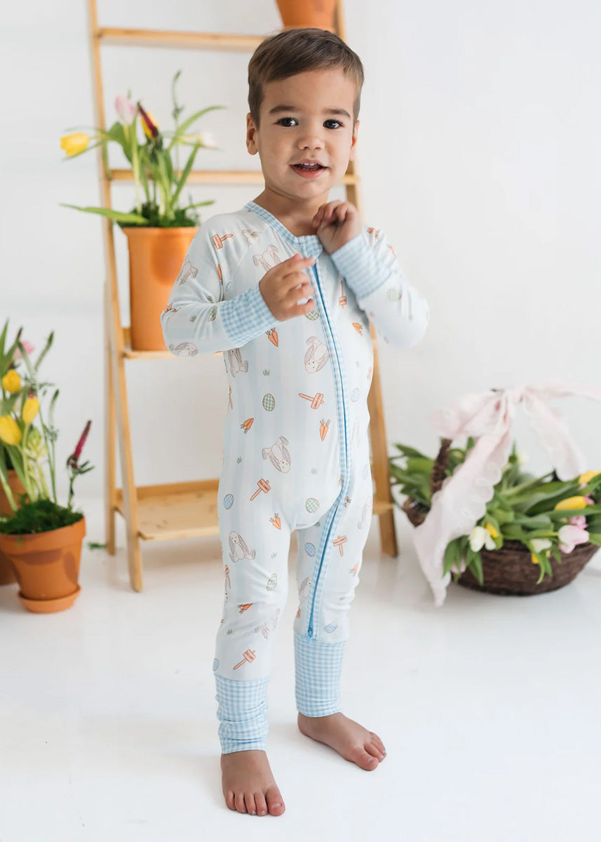 Oliver Rabbit Zipper Romper