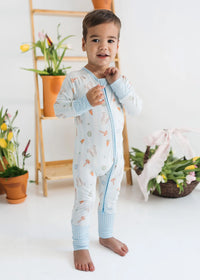 Oliver Rabbit Zipper Romper