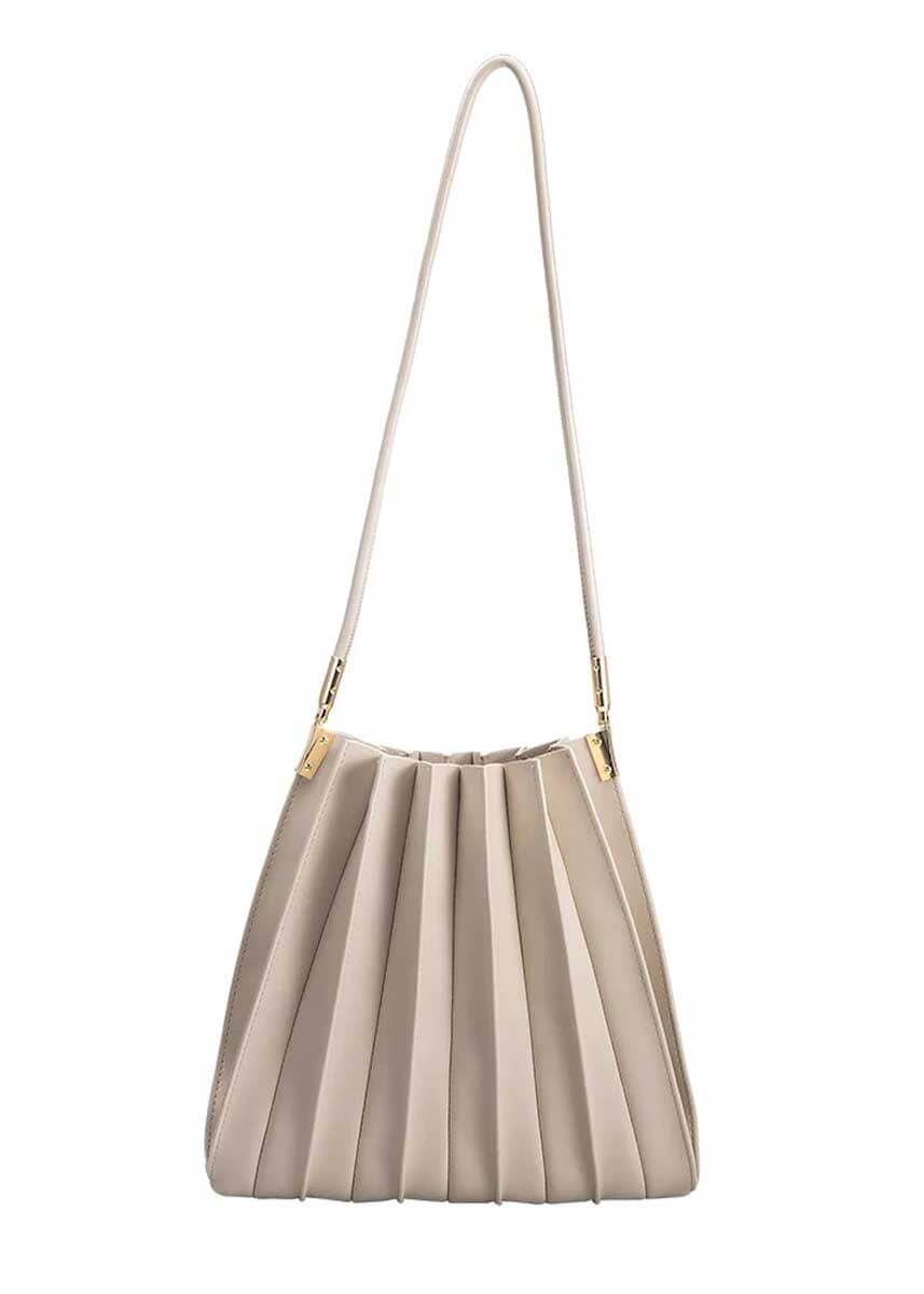 Carrie Medium Shoulder Bag - Bone