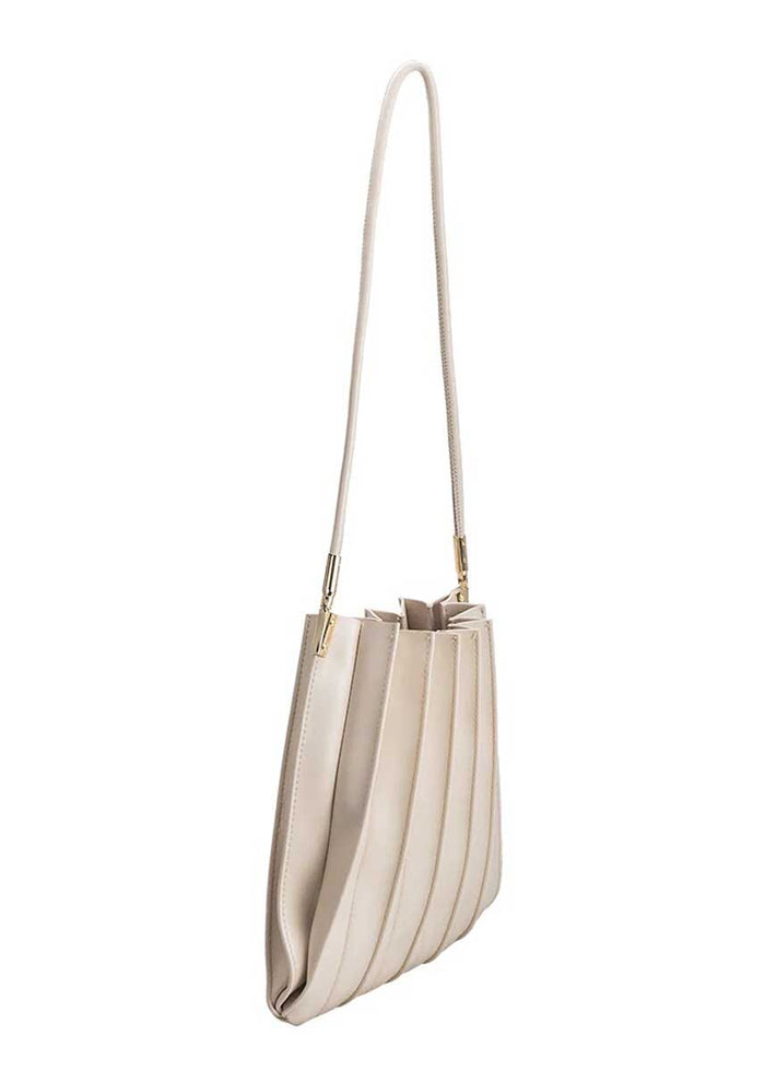 Carrie Medium Shoulder Bag - Bone