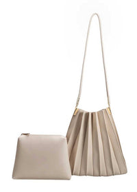 Carrie Medium Shoulder Bag - Bone