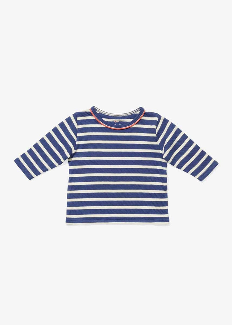 Edward Baby Long Sleeve - Marine Stripe