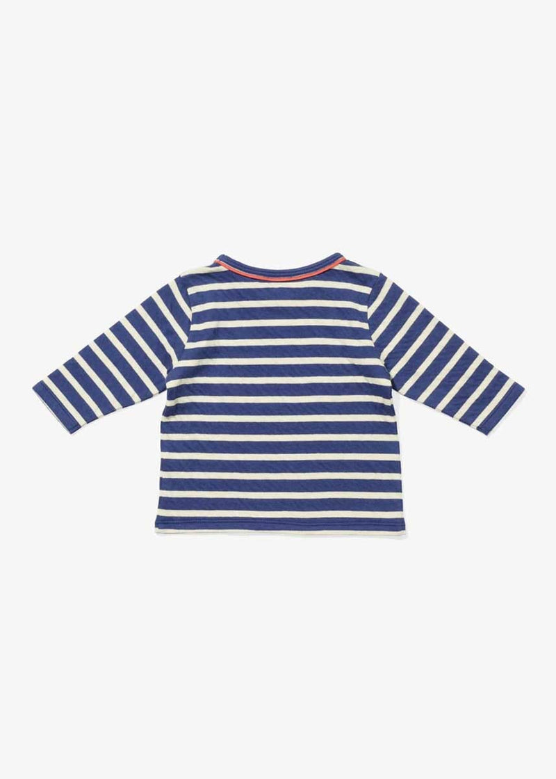 Edward Baby Long Sleeve - Marine Stripe