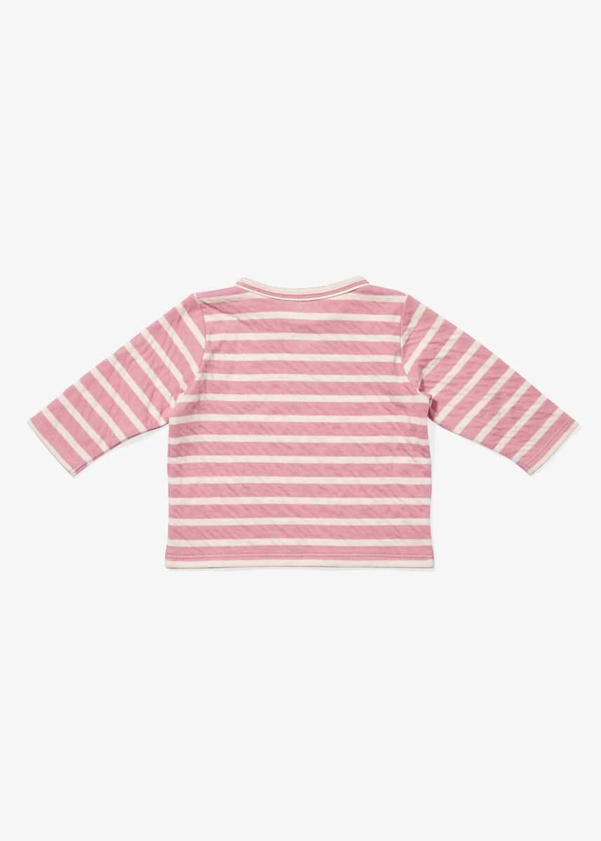 Edward Baby Long Sleeve - Rose Stripe