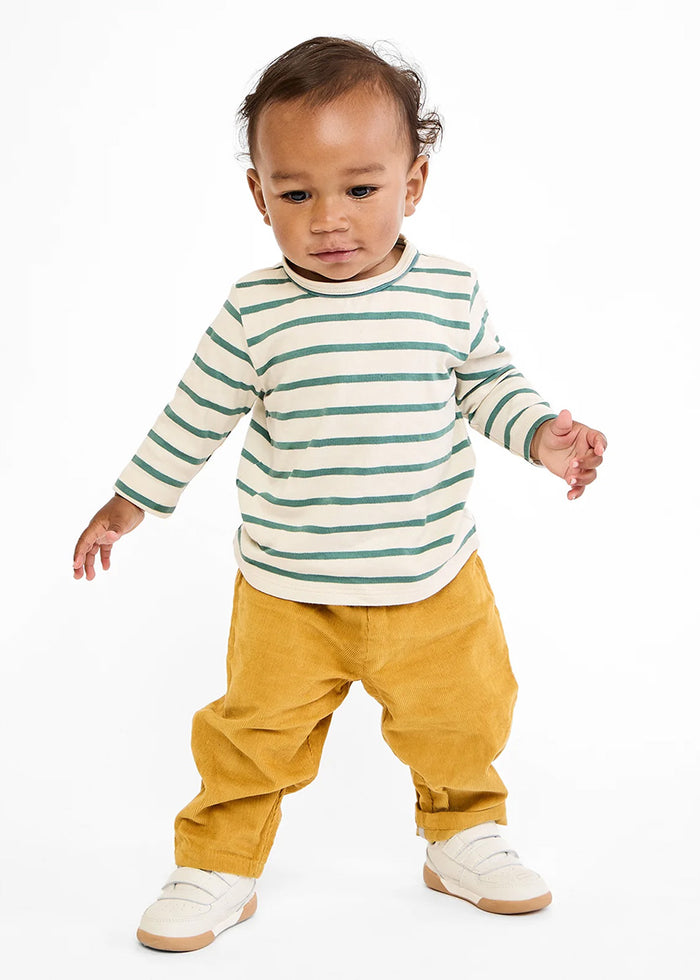 Edward Baby Long Sleeve - Pine Stripe