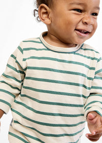 Edward Baby Long Sleeve - Pine Stripe