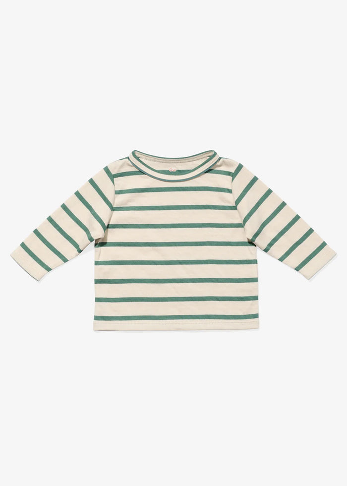 Edward Baby Long Sleeve - Pine Stripe